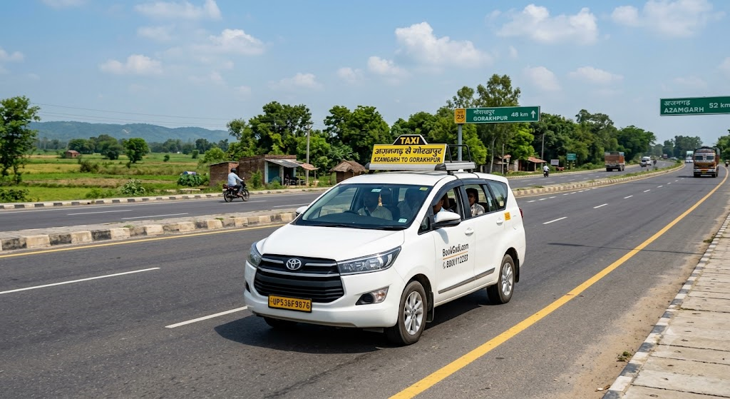 Azamgarh to Gorakhpur Taxi